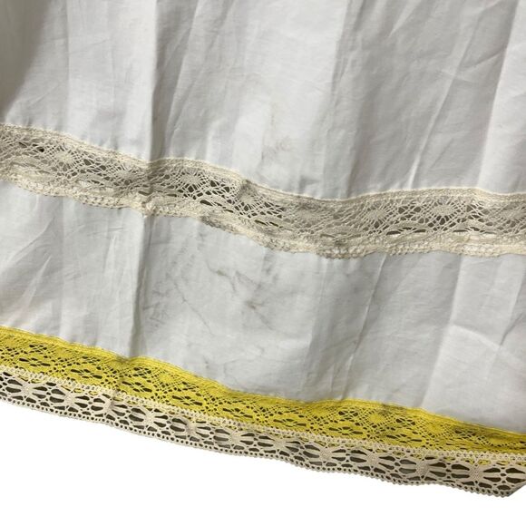 Stellah White Maxi Dress Women’s Small Lace Trim Multicolor Sleeveless - Picture 7 of 8